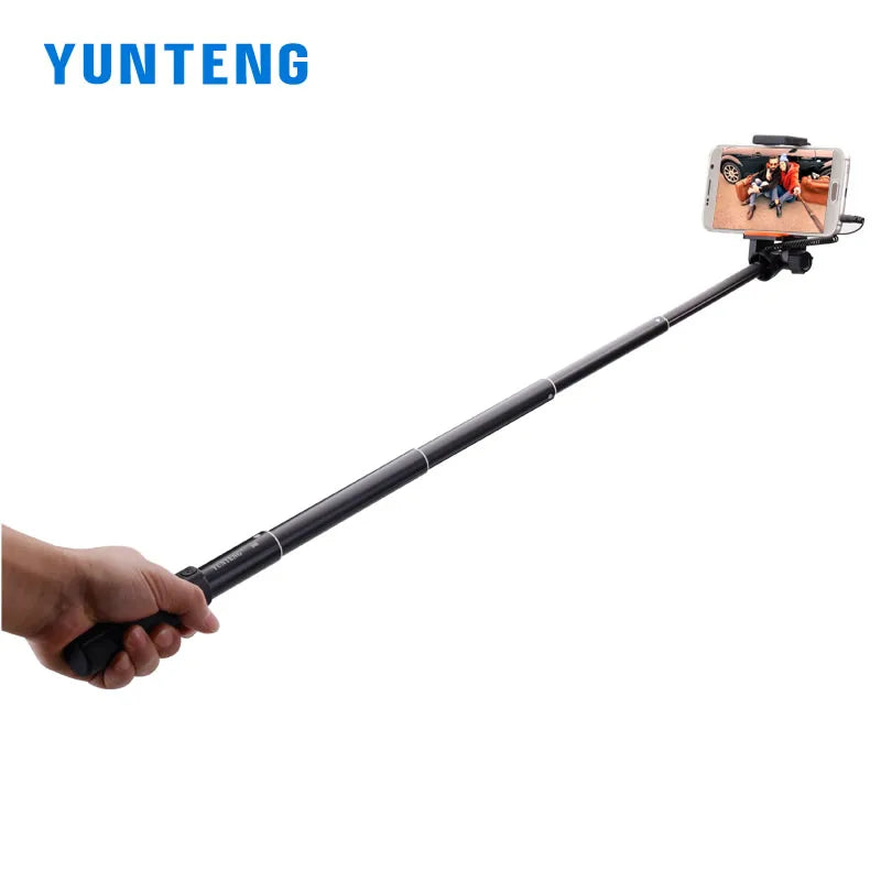pau de self808 com fio Mini Selfie Stick Monopod Self-Timer Giratable Pole para iPhone Samsung Smartphone Vs 188 088 1288