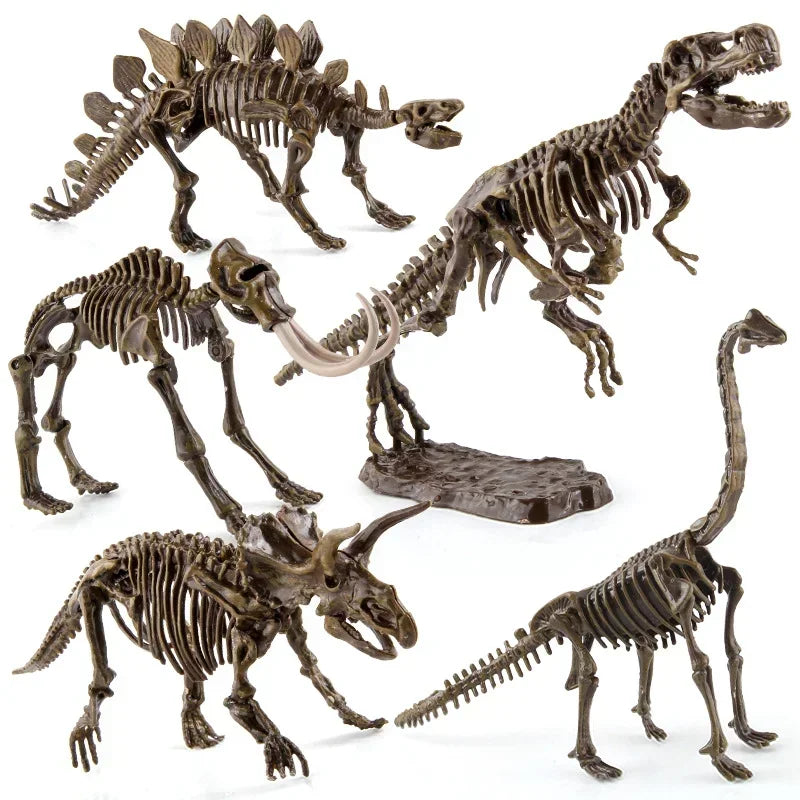 Dinossauro Fóssil Kits de Escavação Educação Arqueologia Requintado Jurássico Brinquedo Set Jogo Ação Crianças Figura Esqueleto Modelo Presente