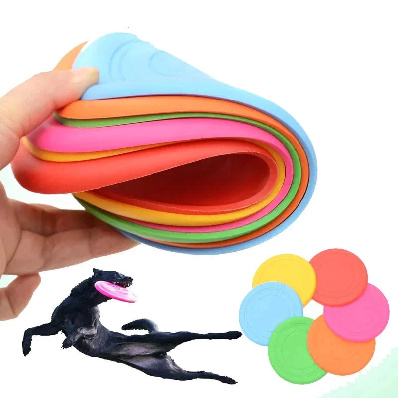 Disco de silicone - brinquedo para pet - Mamuty